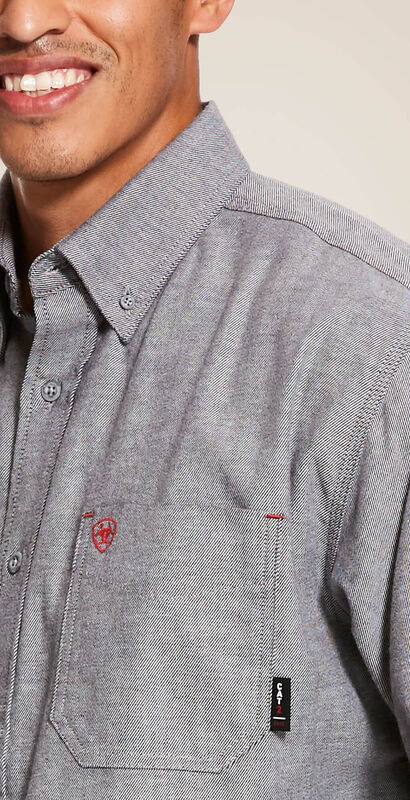 FR Solid Twill DuraStretch Work Shirt 01